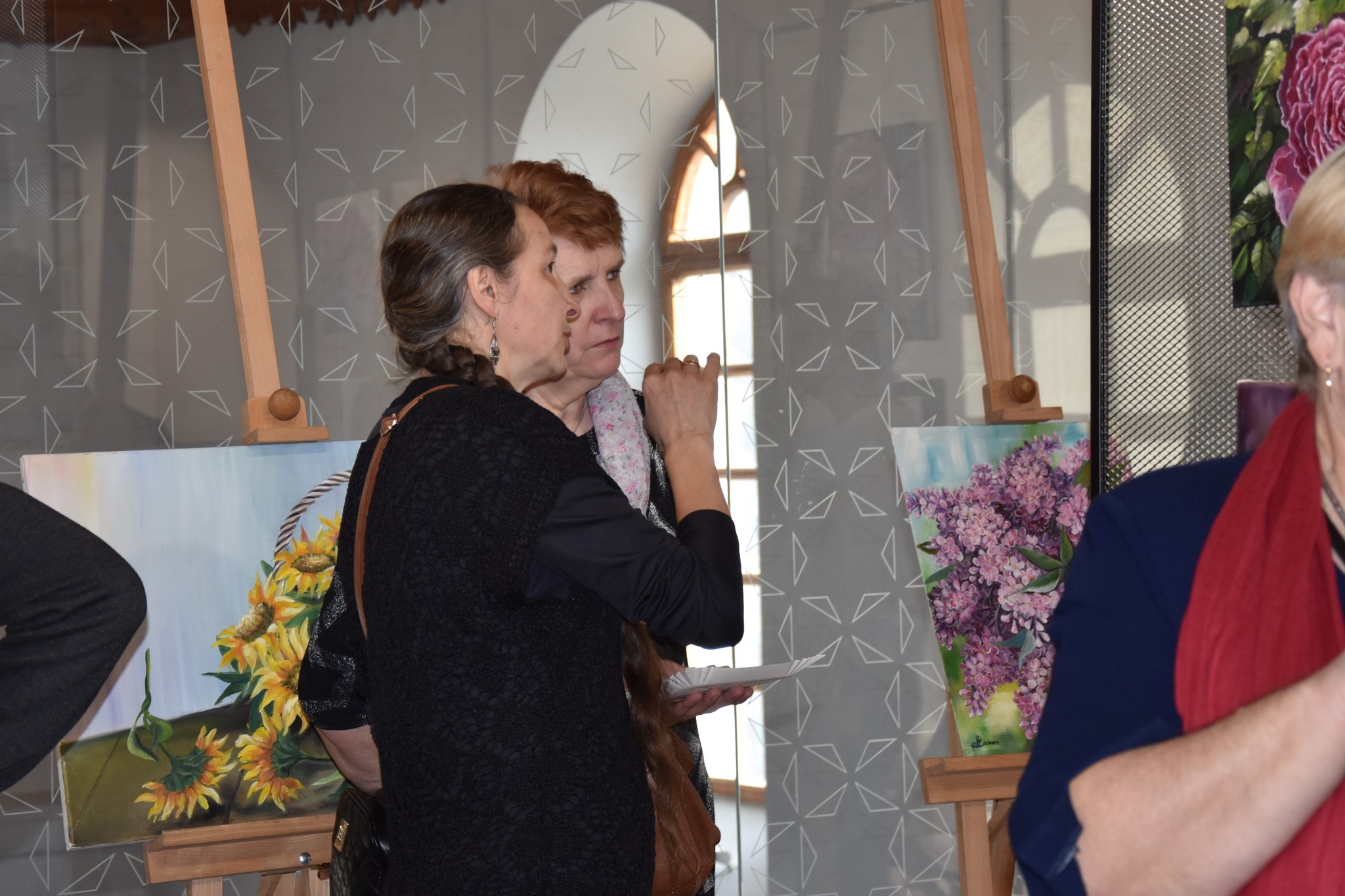 Malwy, róże, fiołki... - Wernisaż wystawy Barbary Harasim